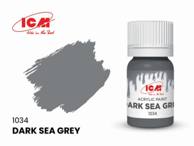 C1034 Темно-серая морская(Dark Sea Grey)