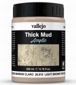 26810 Diorama Effects Light Brown Thick Mud 200 ml.
