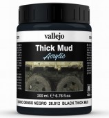 26812 Diorama Effects Black Thick Mud 200 ml.