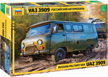 zv3644 Российский автомобиль УАЗ 3909