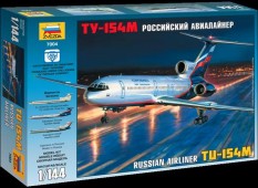 7004 Российский авиалайнер ТУ-154М