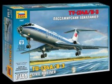 7007 Пассажирский авиалайнер Ту-134А/Б-3